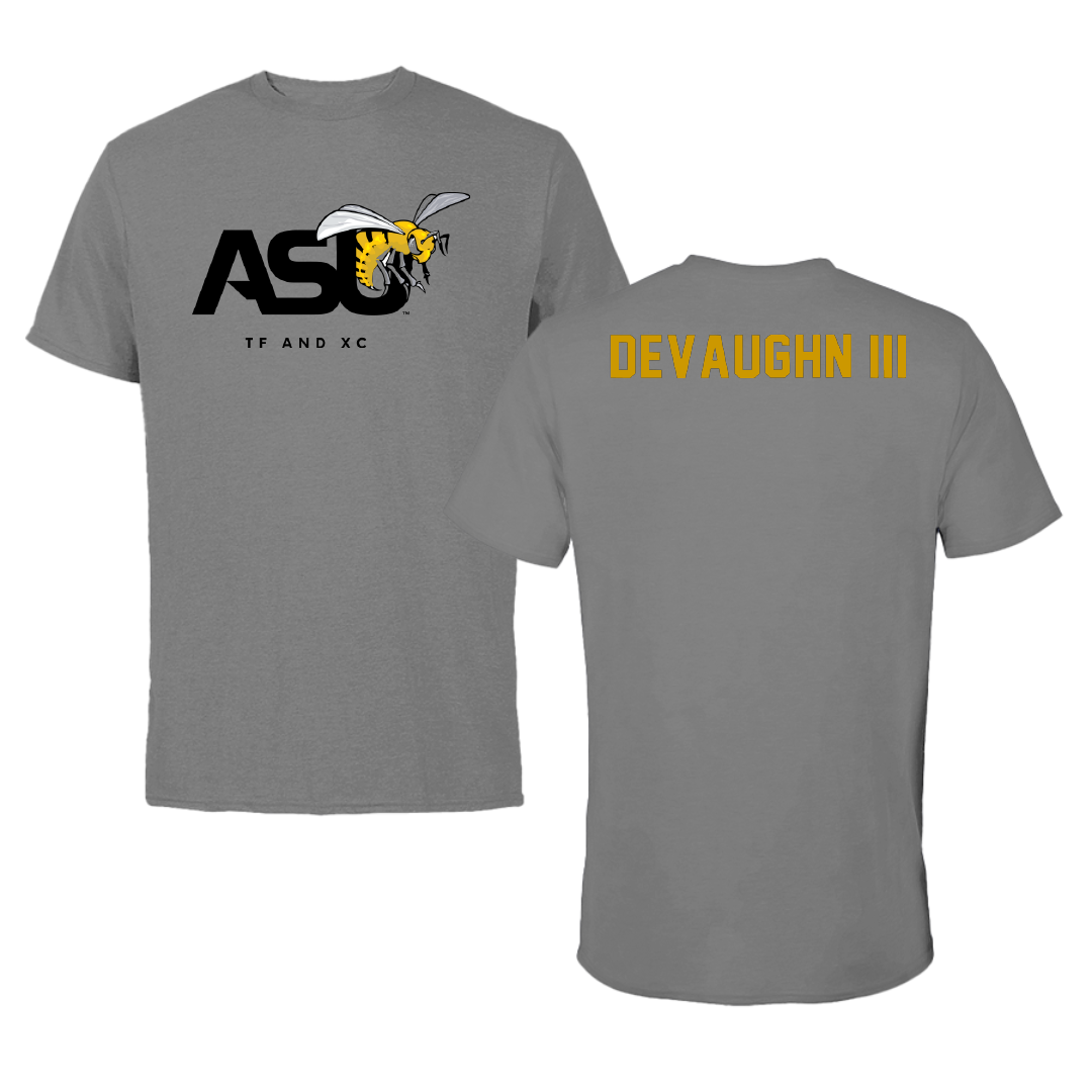 Alabama State University TF and XC Dark Gray Tee - Vaughn DeVaughn III
