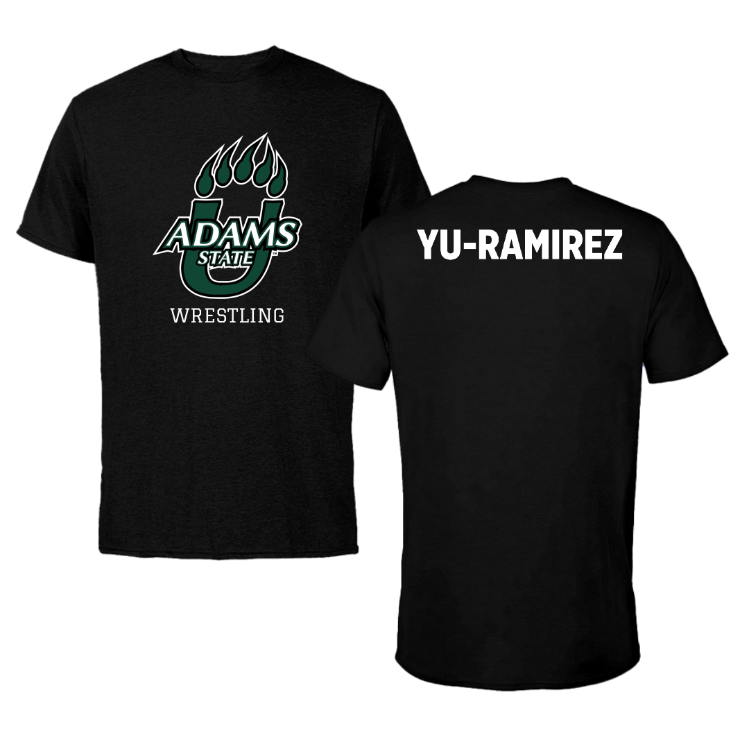 Adams State University Wrestling Black State Performance Tee - Amada Yu-Ramirez