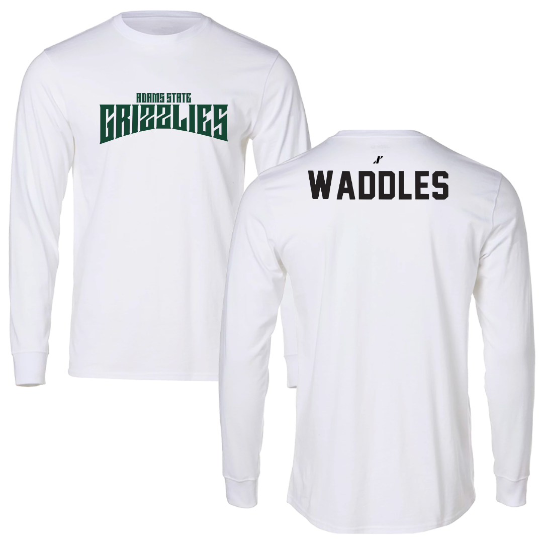 Adams State University TF and XC White Classic Long Sleeve - James Waddles
