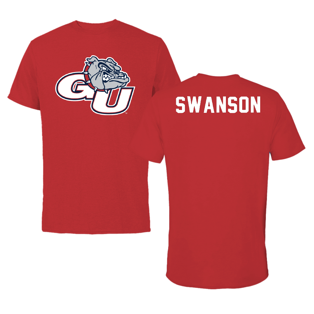 Gonzaga University TF and XC Red Performance Tee - Caden Swanson