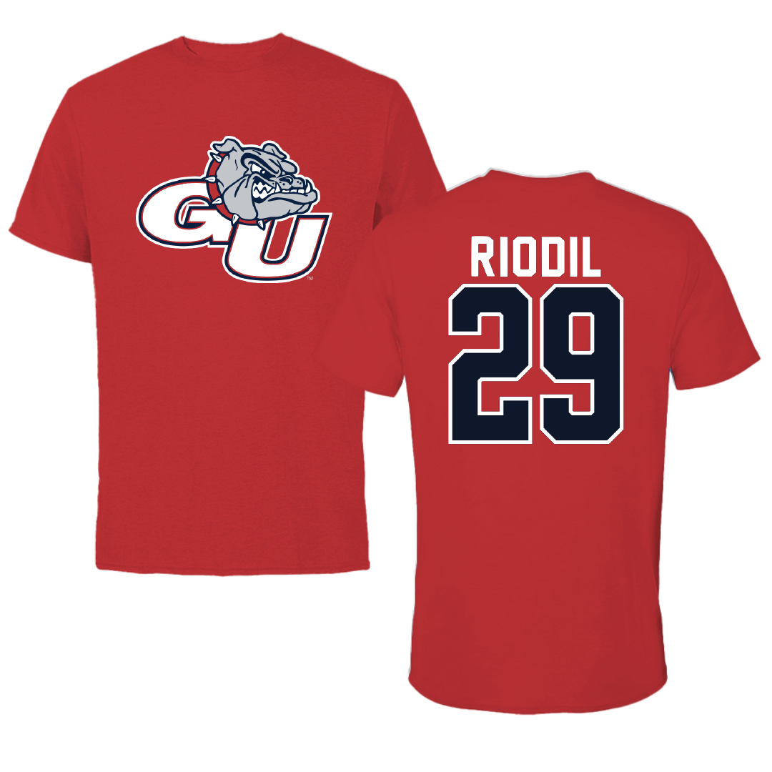 Gonzaga University Soccer Red Performance Tee - #29 Jesse Riodil