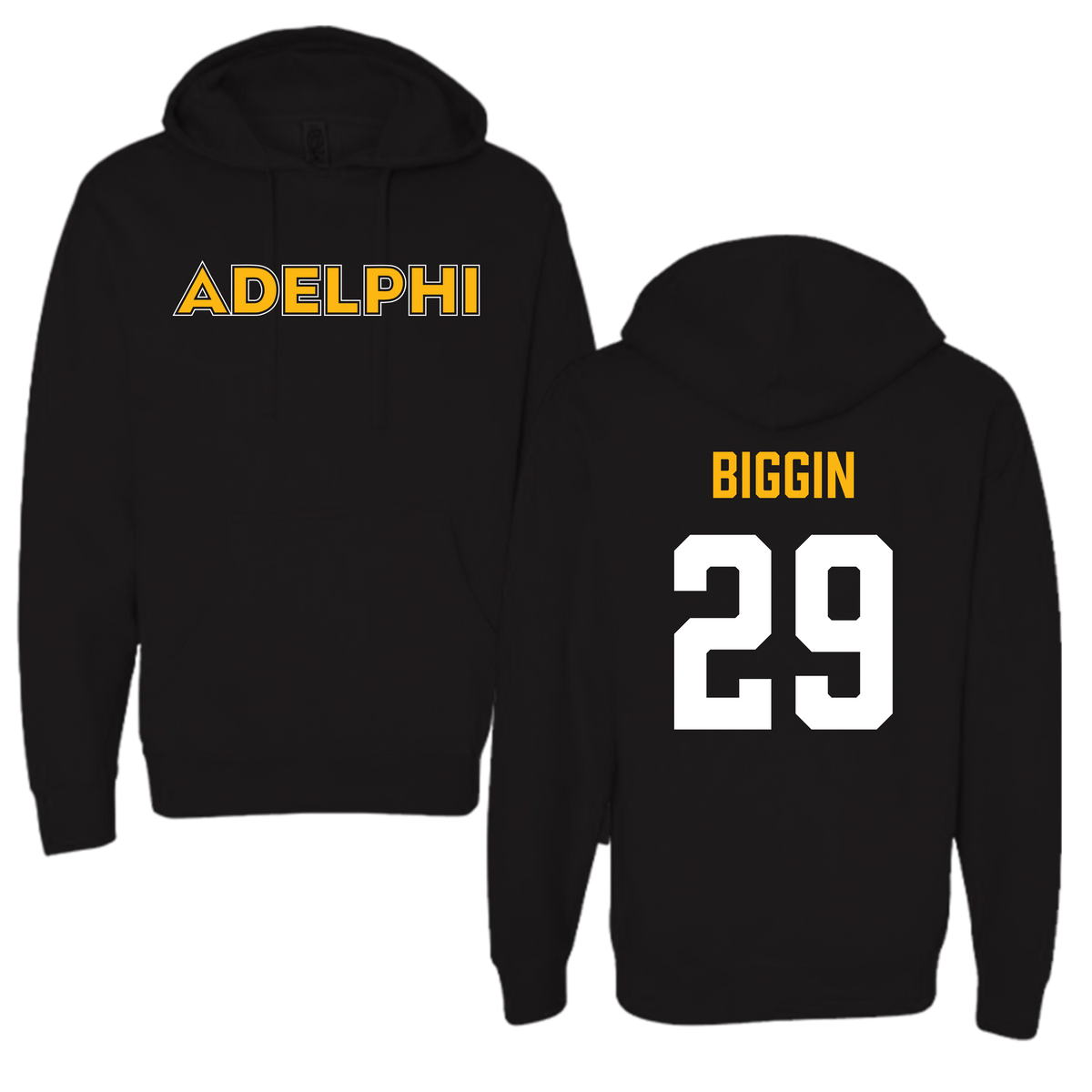 Adelphi University Field Hockey Black Hoodie - #29 Emiline Biggin