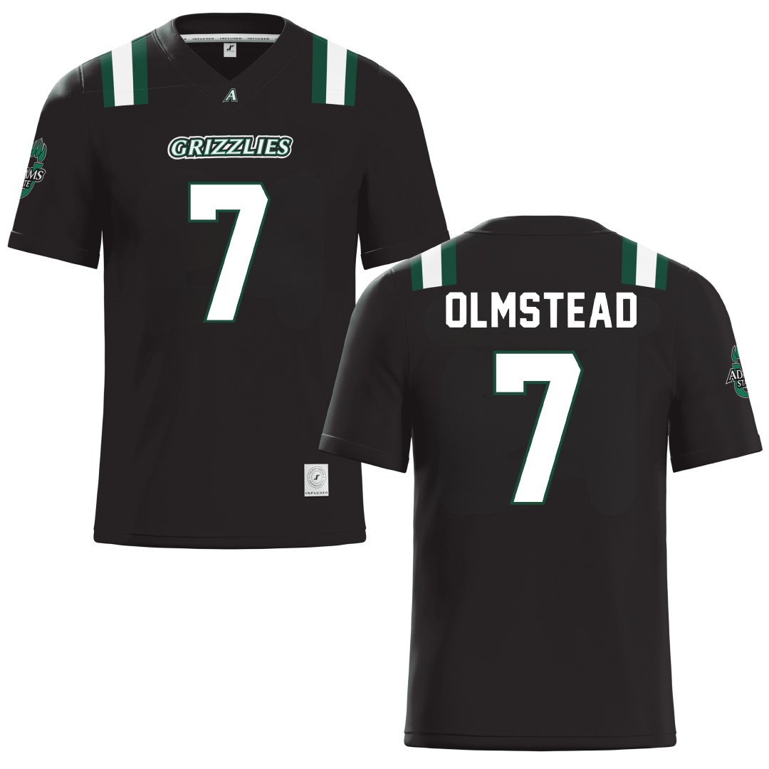 Adams State University Black Football Jersey - #7 Harrison Olmstead