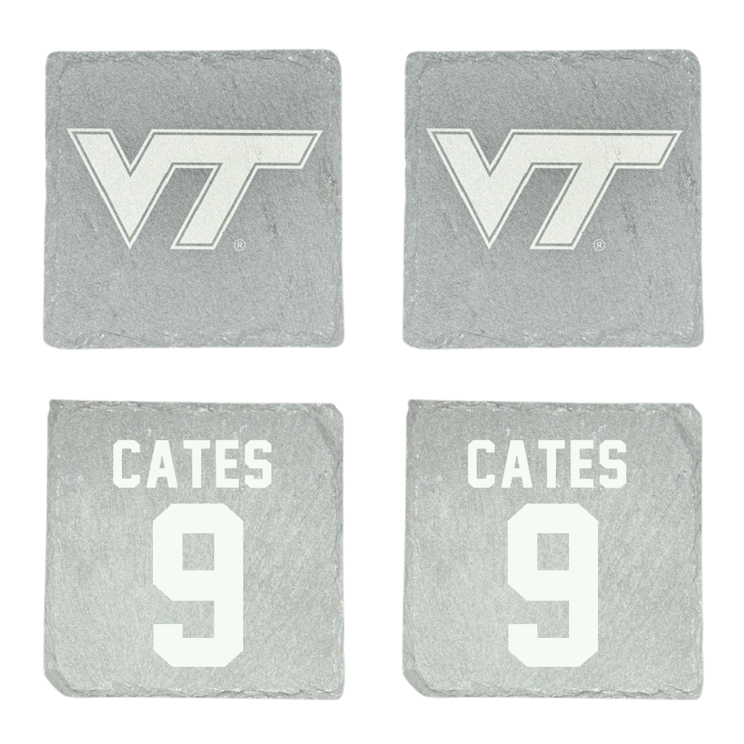 Virginia Tech Volleyball Stone Coaster (4 Pack)  - #9 Sierra Cates