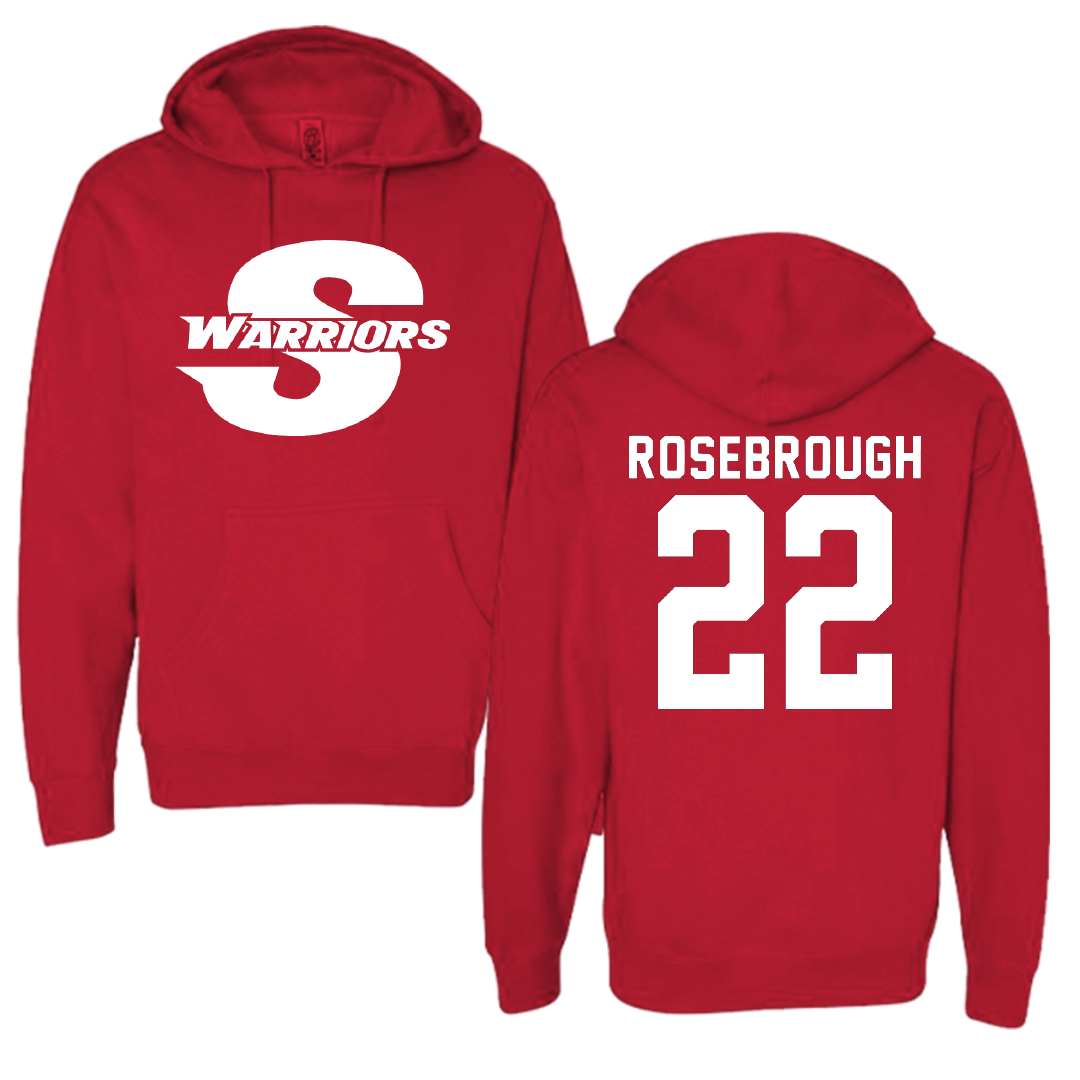 Stanislaus State Softball Red Hoodie - #22 Madison Rosebrough