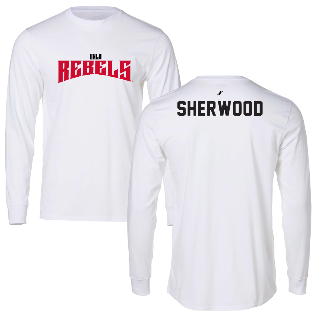 University of Nevada-Las Vegas TF and XC White Classic Performance Long Sleeve - Kamari Sherwood