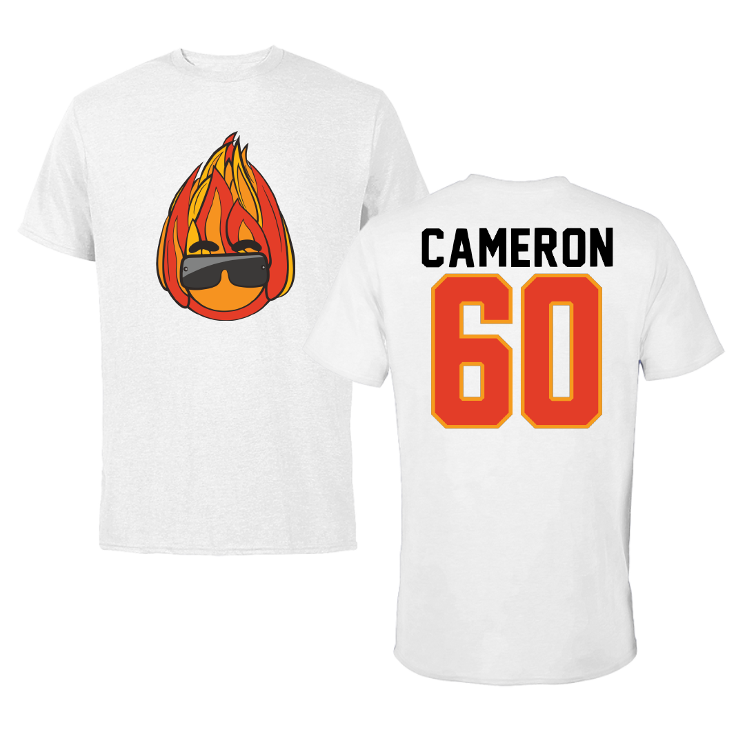 Valdosta State University Football White Performance Tee - #60 Victor Cameron