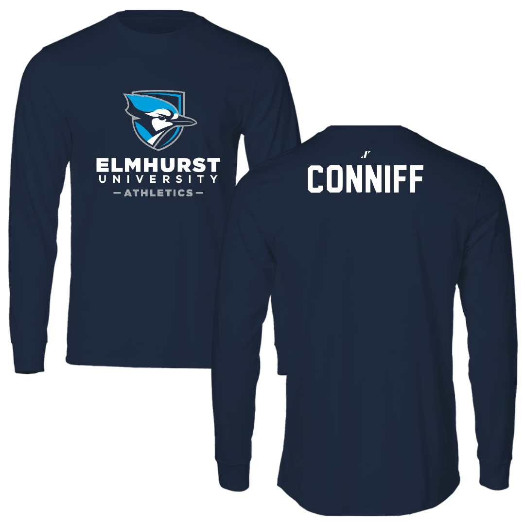 Elmhurst University Golf Navy Long Sleeve - Sean Conniff