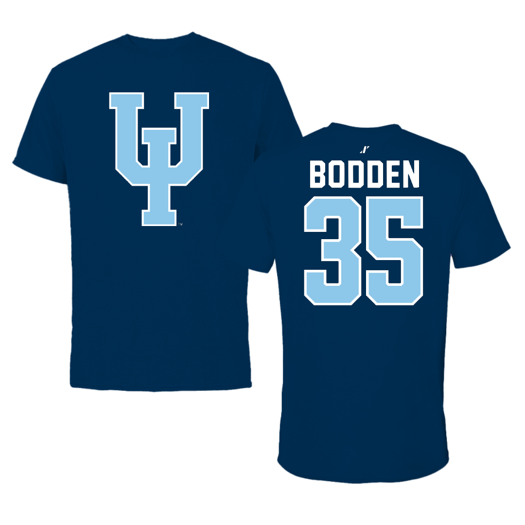 Upper Iowa University Basketball Navy Performance Tee - #35 Junior Bodden