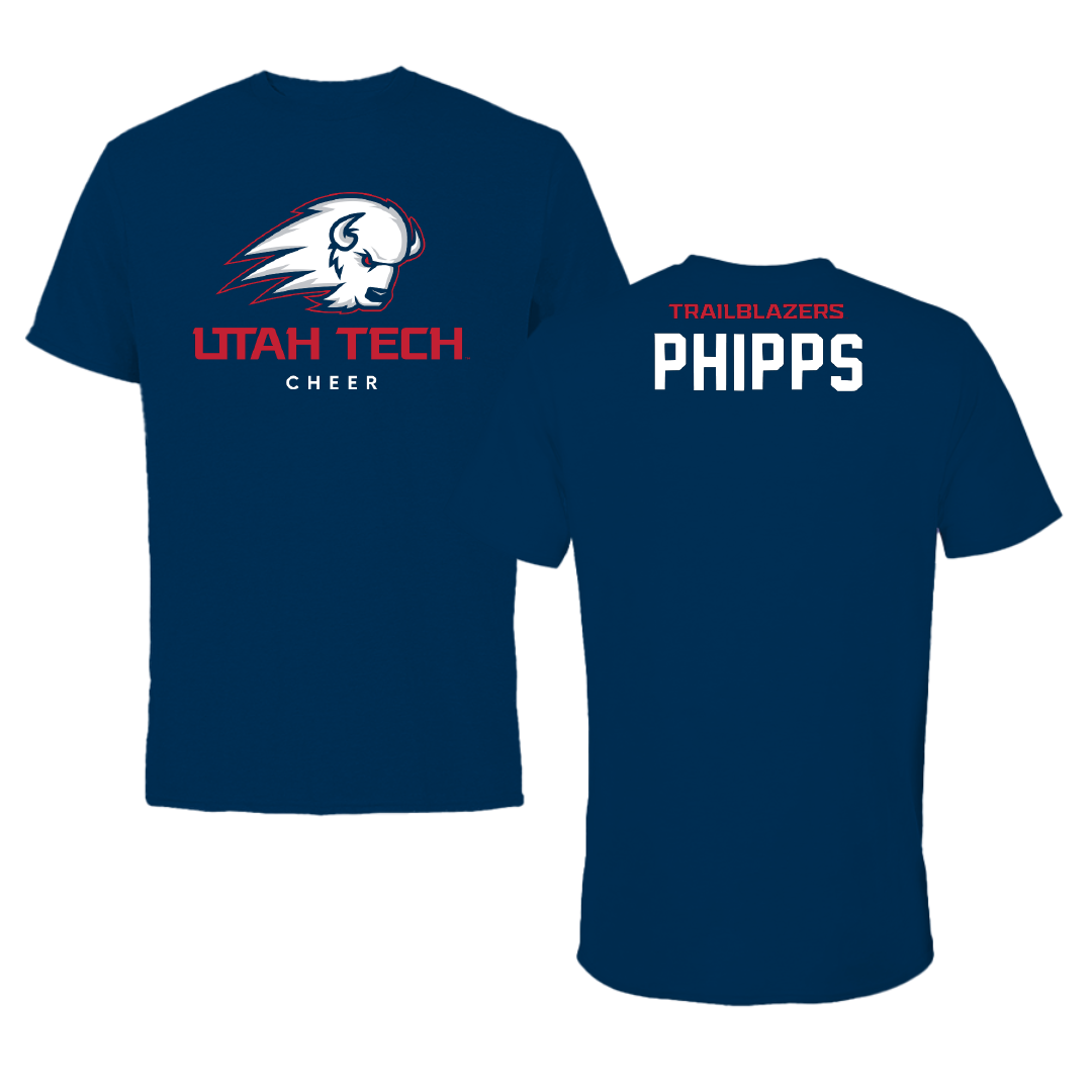 Utah Tech University Cheer Navy Tee - Katie Phipps