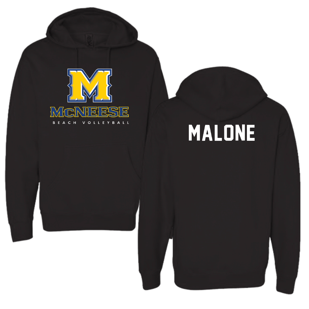 McNeese State University Beach Volleyball Black Hoodie - McKenna Malone