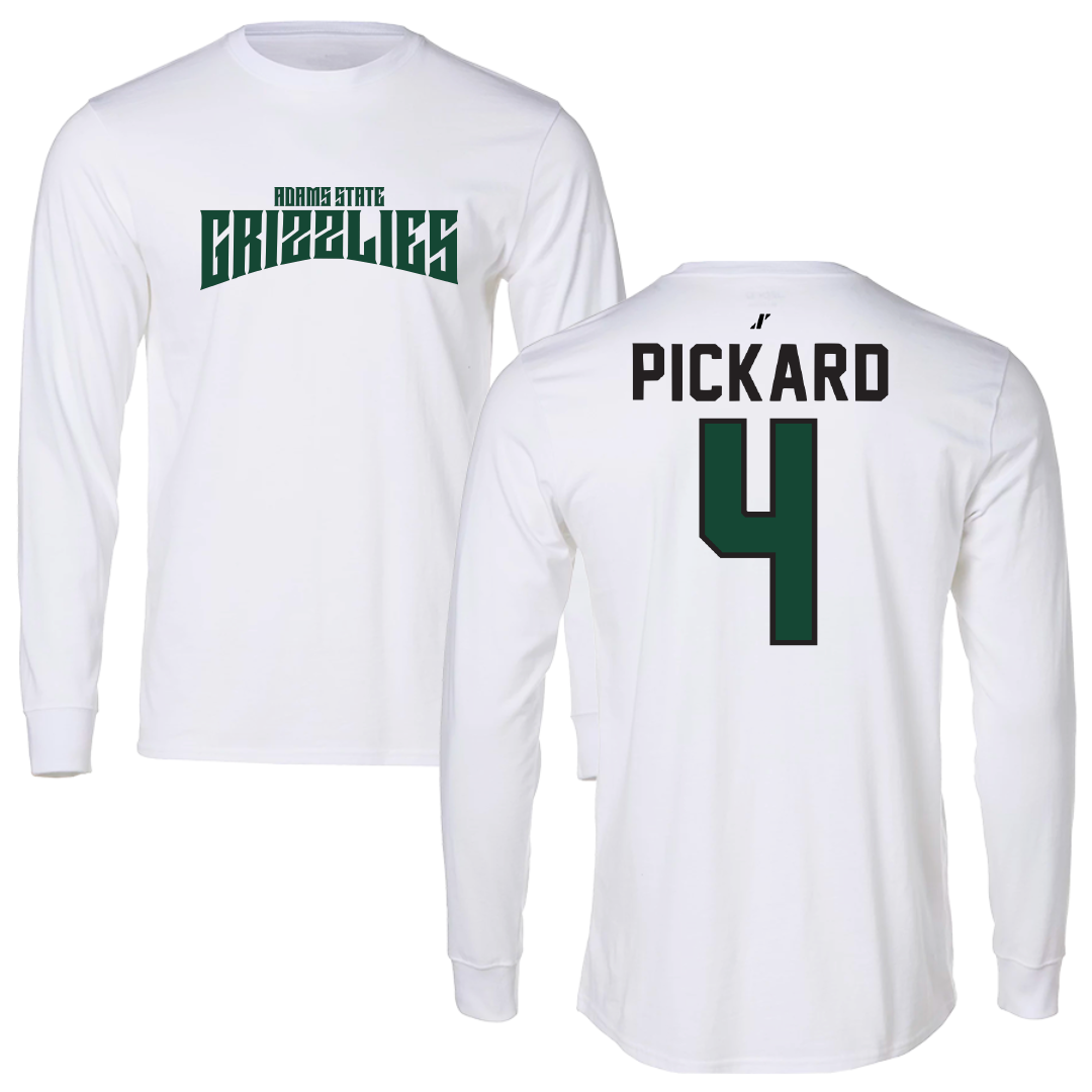 Adams State University Basketball White Classic Long Sleeve - #4 Mykaila Pickard