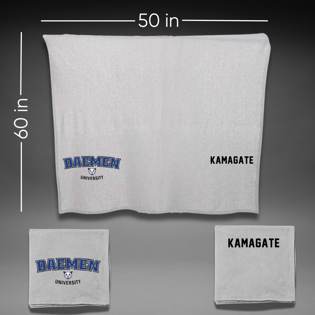 Daemen University TF and XC Gray Blanket - Adam Kamagate