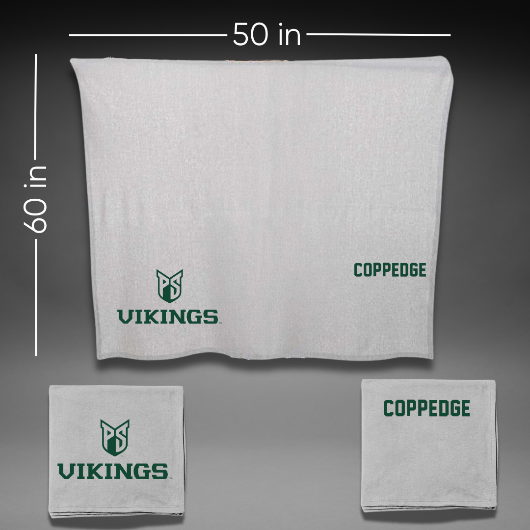 Portland State University TF and XC Gray Blanket - Daniel Coppedge