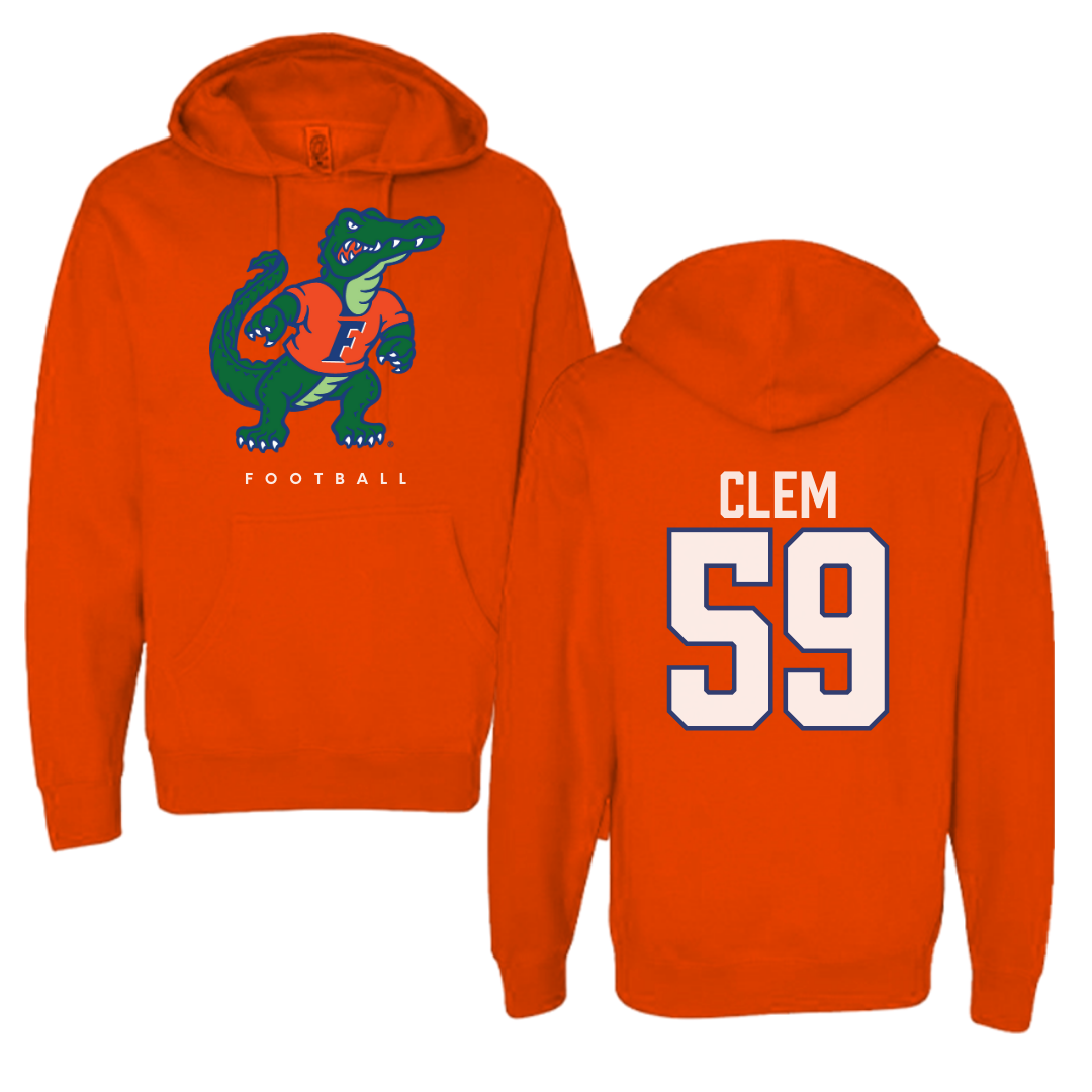 University of Florida Football Orange Hoodie - #59 Hayden Clem