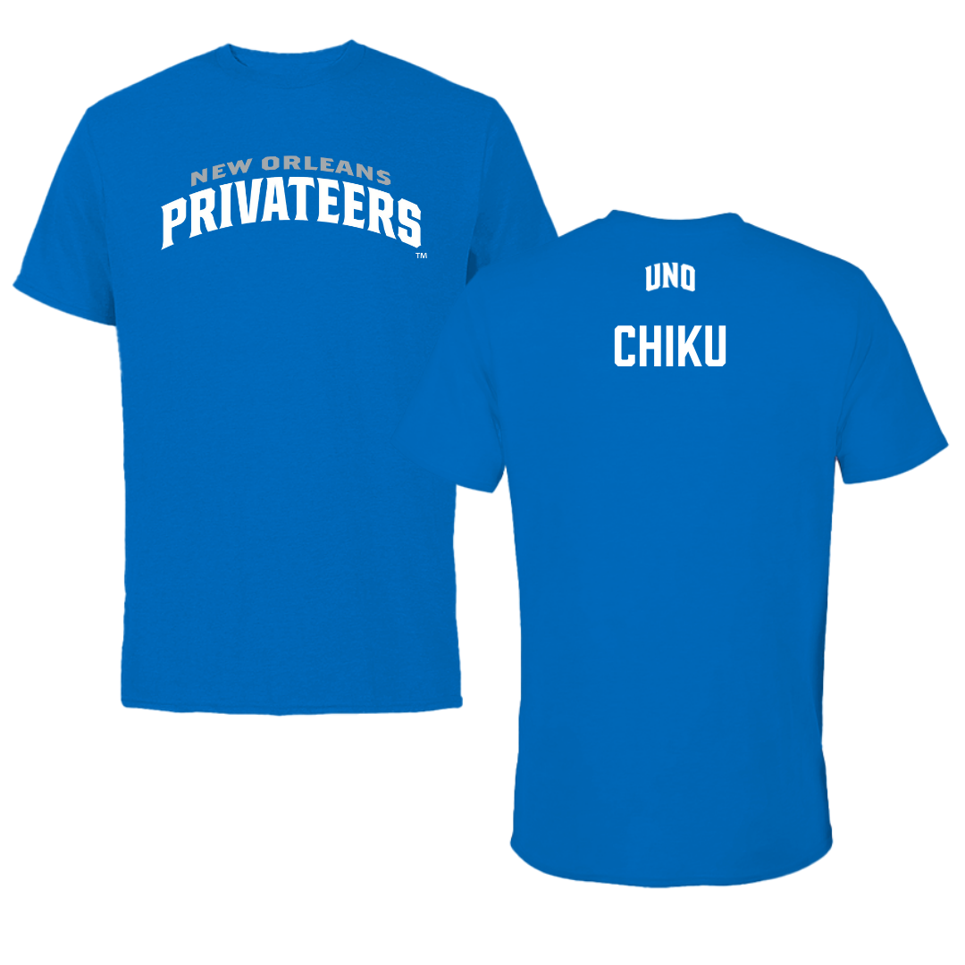 University of New Orleans TF and XC Blue Jersey Tee - Kelvin Chiku