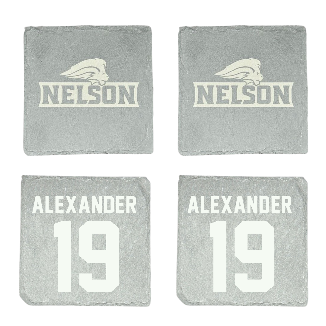 Nelson University Volleyball Stone Coaster (4 Pack)  - #19 Bailee Alexander