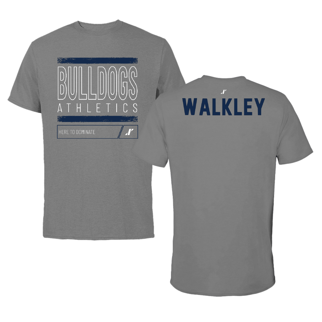 Butler University Swimming & Diving Dark Gray Dominate Tee - Paisley Walkley