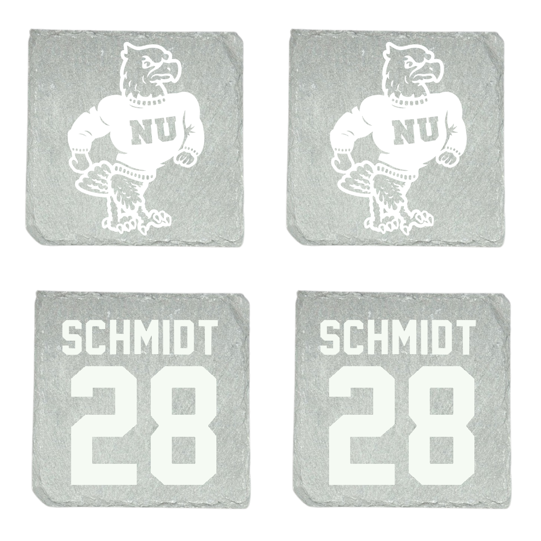 Niagara University Soccer Stone Coaster (4 Pack)  - #28 Izzy Schmidt