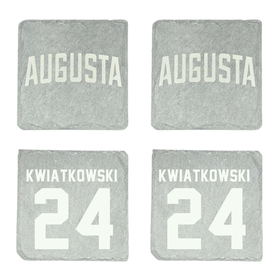Augusta University Baseball Stone Coaster (4 Pack)  - #24 Zach Kwiatkowski