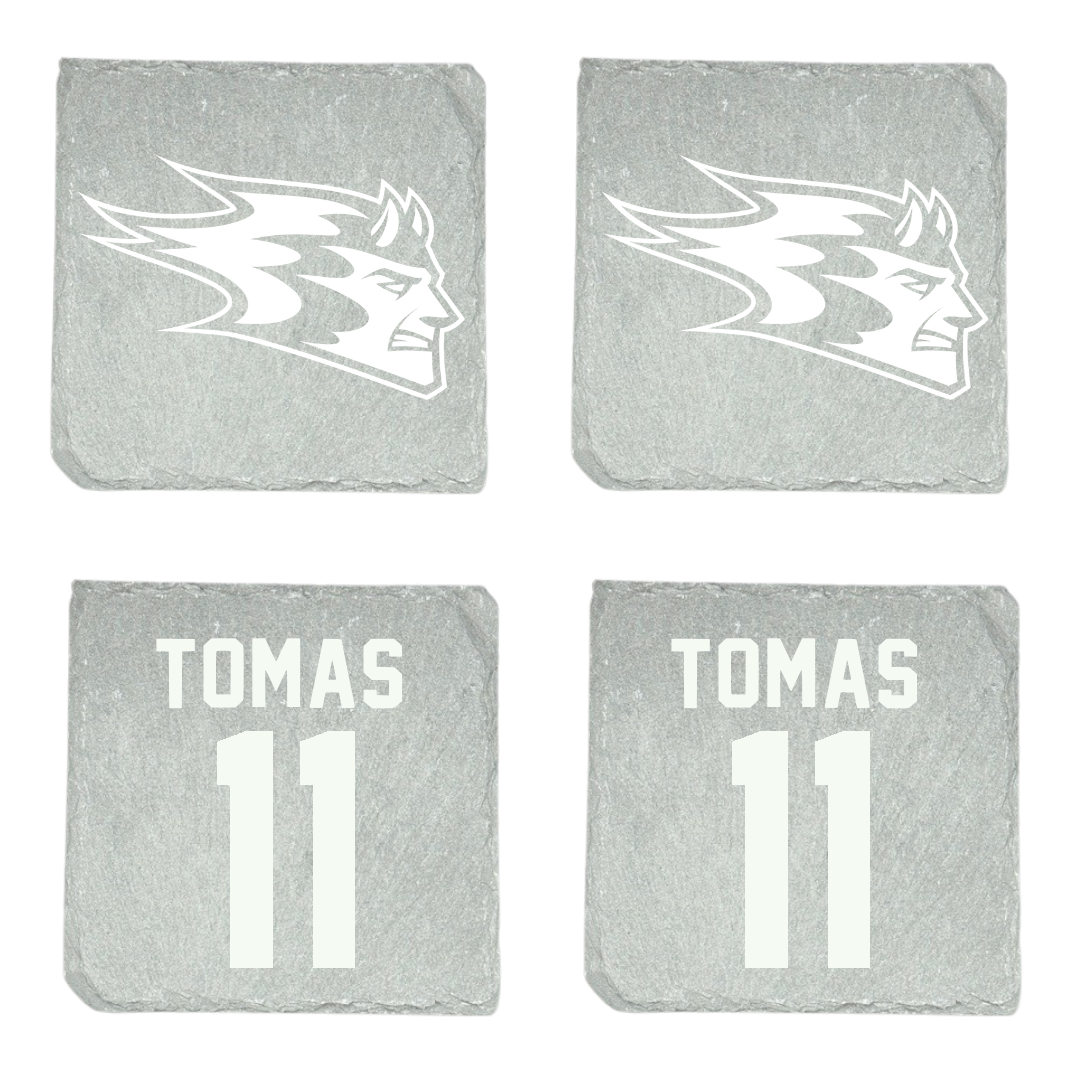 University of Wisconsin-Stout Soccer Stone Coaster (4 Pack)  - #11 Ava Tomas