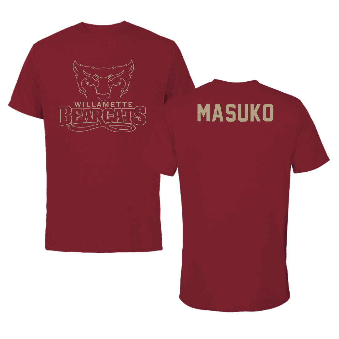 Willamette University Swimming & Diving Cardinal Tee - Ka'olapa Masuko