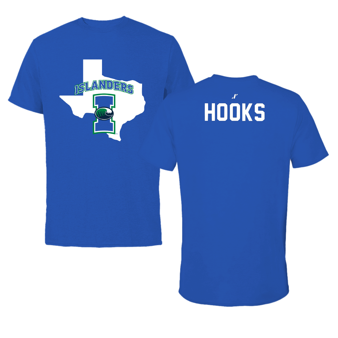 Texas A&M University-Corpus Christi TF and XC Blue State Tee - Damacio Hooks