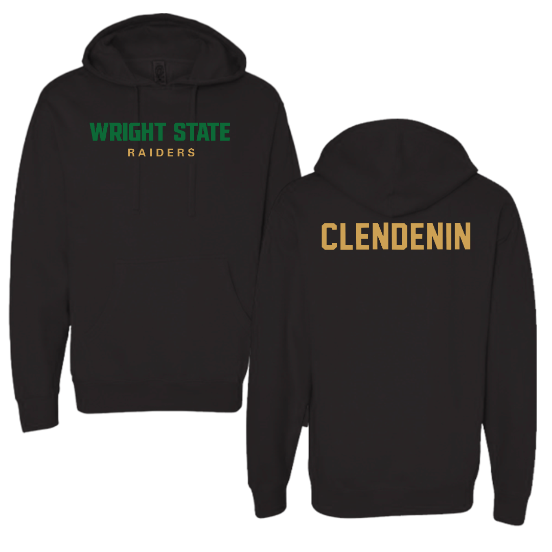 Wright State University TF and XC Black Hoodie - Aiden Clendenin