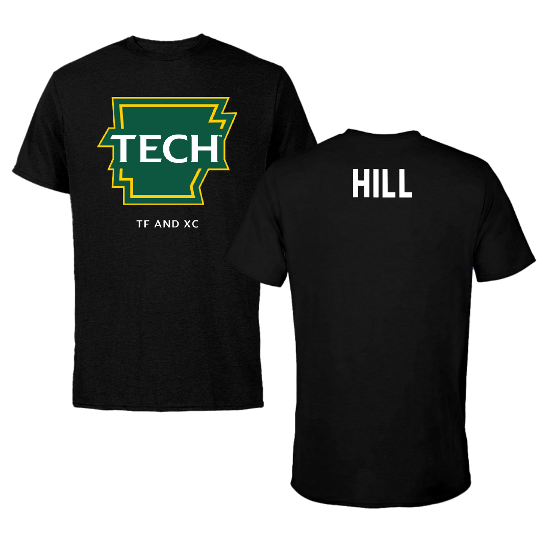 Arkansas Tech University TF and XC Black Tee - Audrey Hill