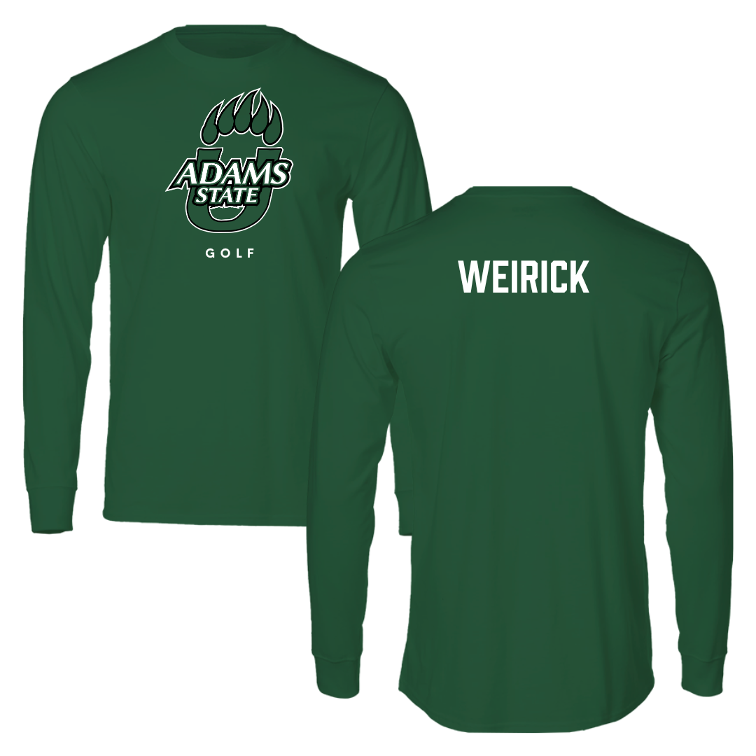 Adams State University Golf Green Performance Long Sleeve - Keona Weirick