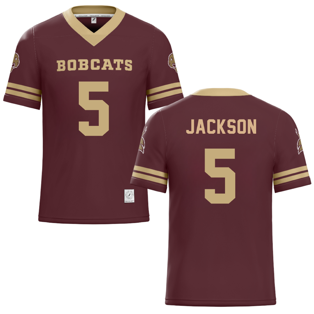 Texas State University Maroon Football Jersey - #5 Darius Jackson