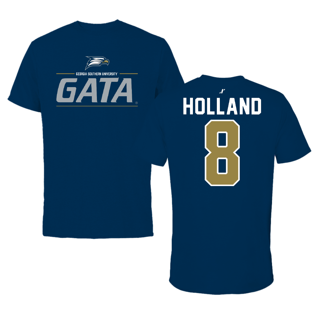 Georgia Southern University Softball Navy General Tee - #8 Bailey Holland