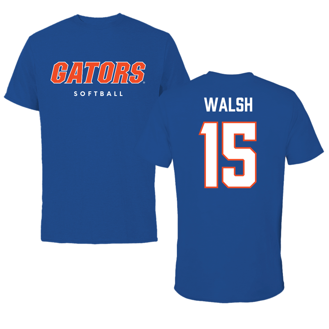 University of Florida Softball True Royal Performance Tee - #15 Reagan Walsh