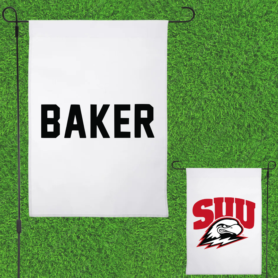 Southern Utah University TF and XC White Garden Flag - Ariana Baker