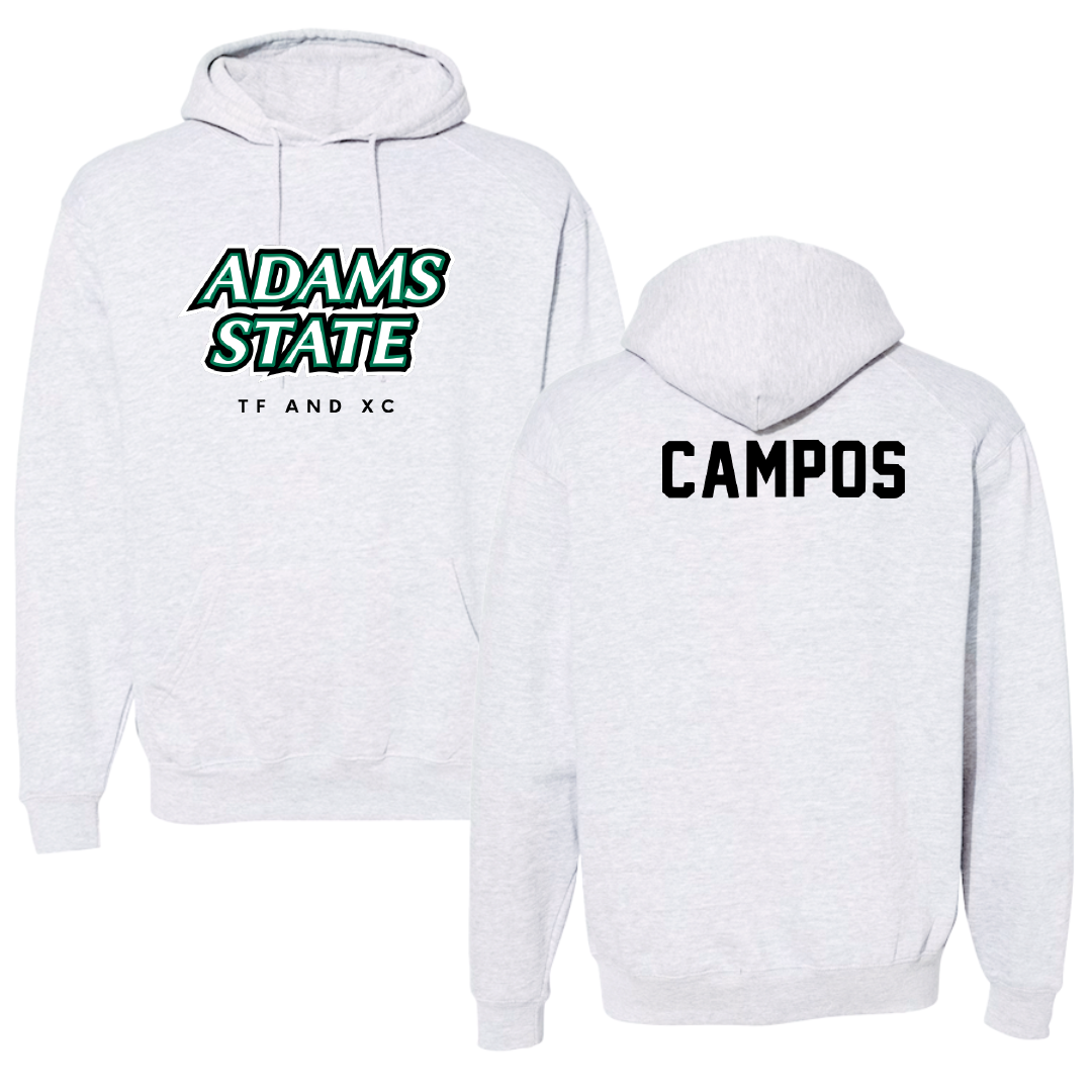 Adams State University TF and XC Gray Block Hoodie - Julian Campos