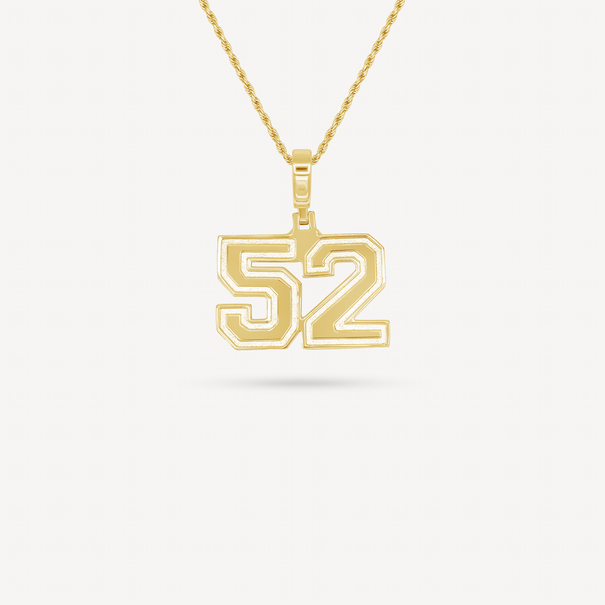 Gold Presidents Pendant and Chain - #52 Brandon McGraw