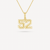 Gold Presidents Pendant and Chain - #52 Brandon McGraw