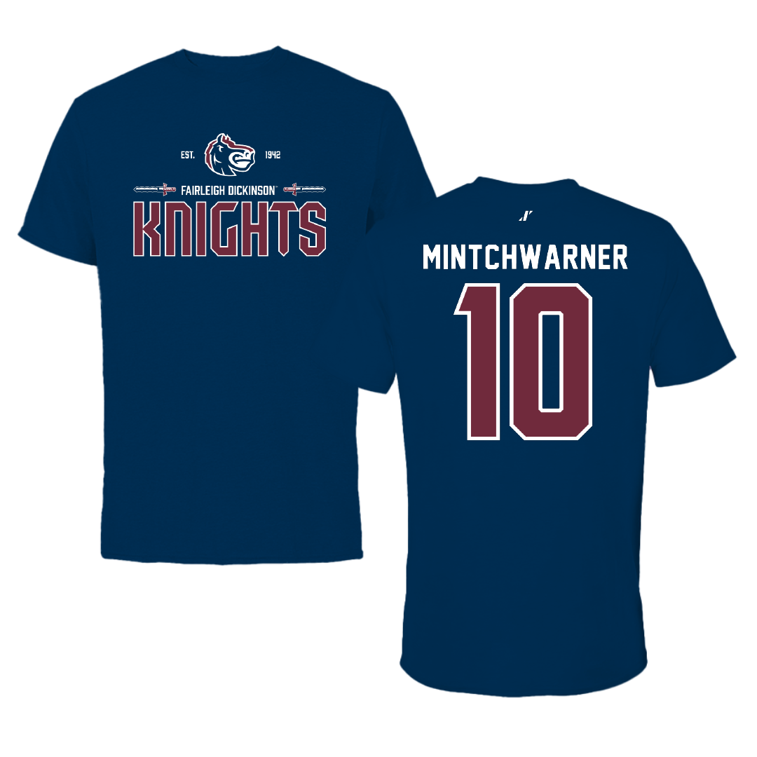 Fairleigh Dickinson University-Metropolitan Campus Lacrosse Navy General Performance Tee - #10 Lane Mintchwarner