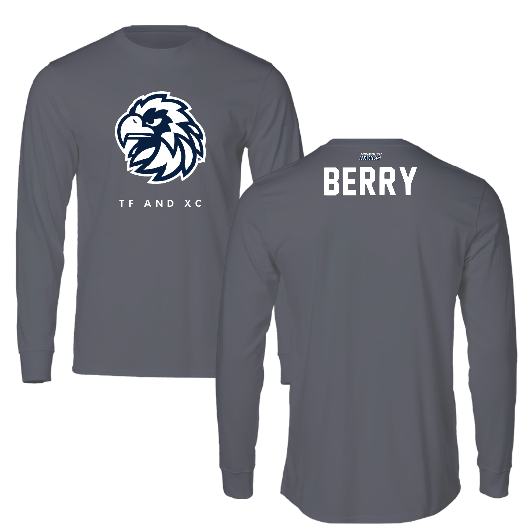 Monmouth University TF and XC Gray Long Sleeve - LaJean Berry