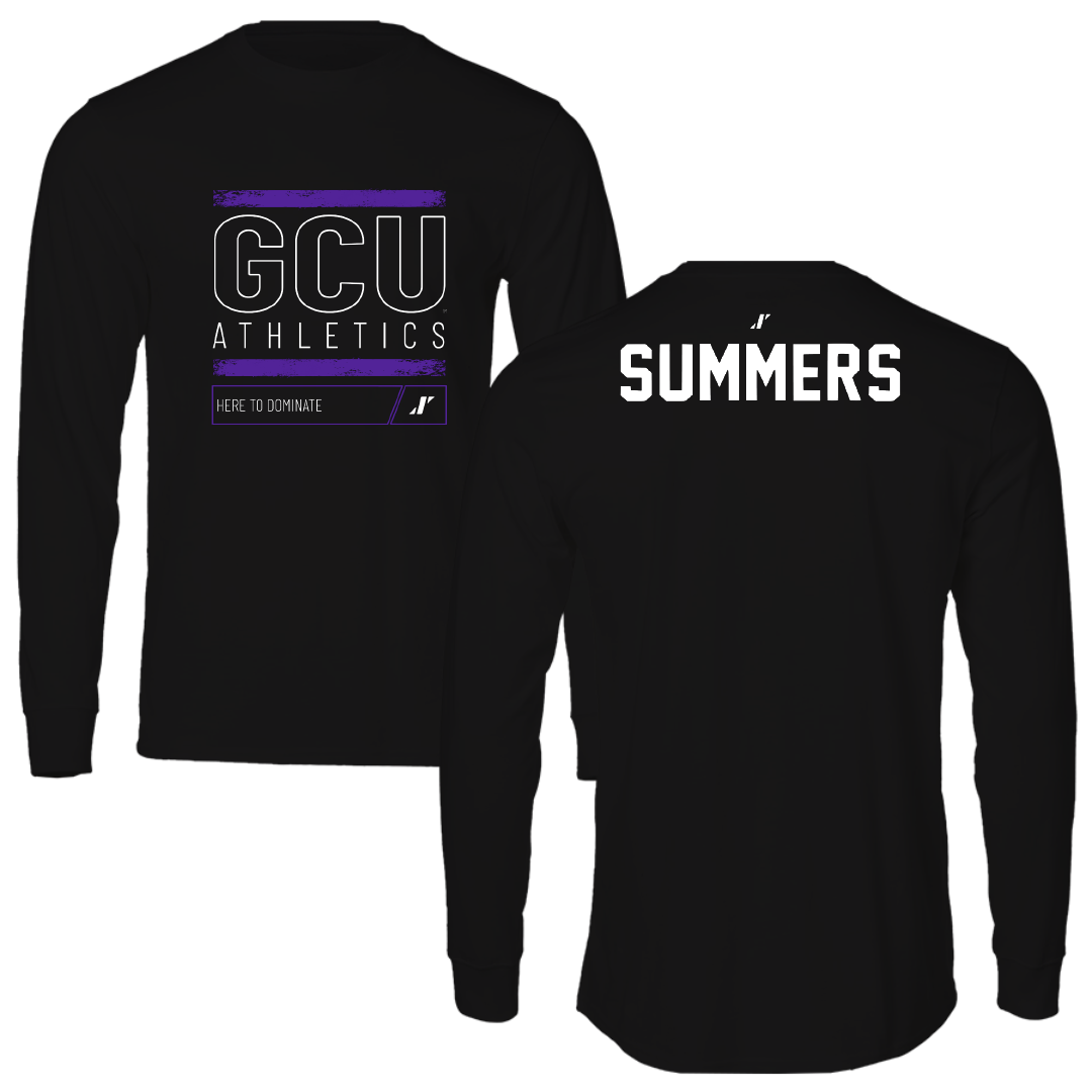 Grand Canyon University TF and XC Black Dominate Long Sleeve - Emma Summers