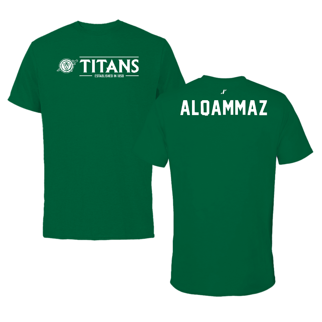 Illinois Wesleyan University Wrestling Green General Tee - Omar AlQammaz