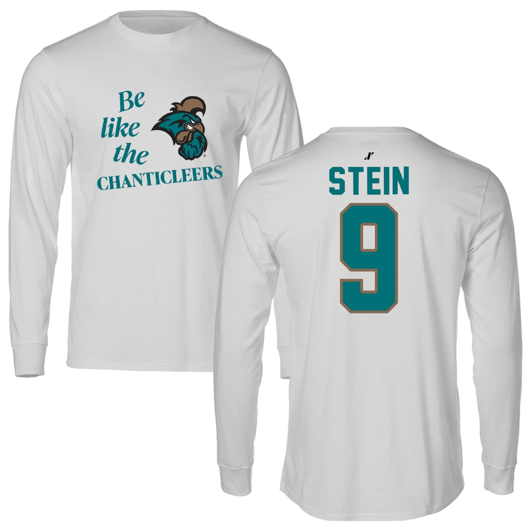 Coastal Carolina University Beach Volleyball Light Gray Be Like Us Performance Long Sleeve - #9 Jillian Stein