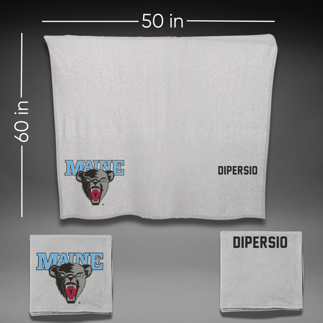 University of Maine Cheer Gray Blanket - Katelyn DiPersio