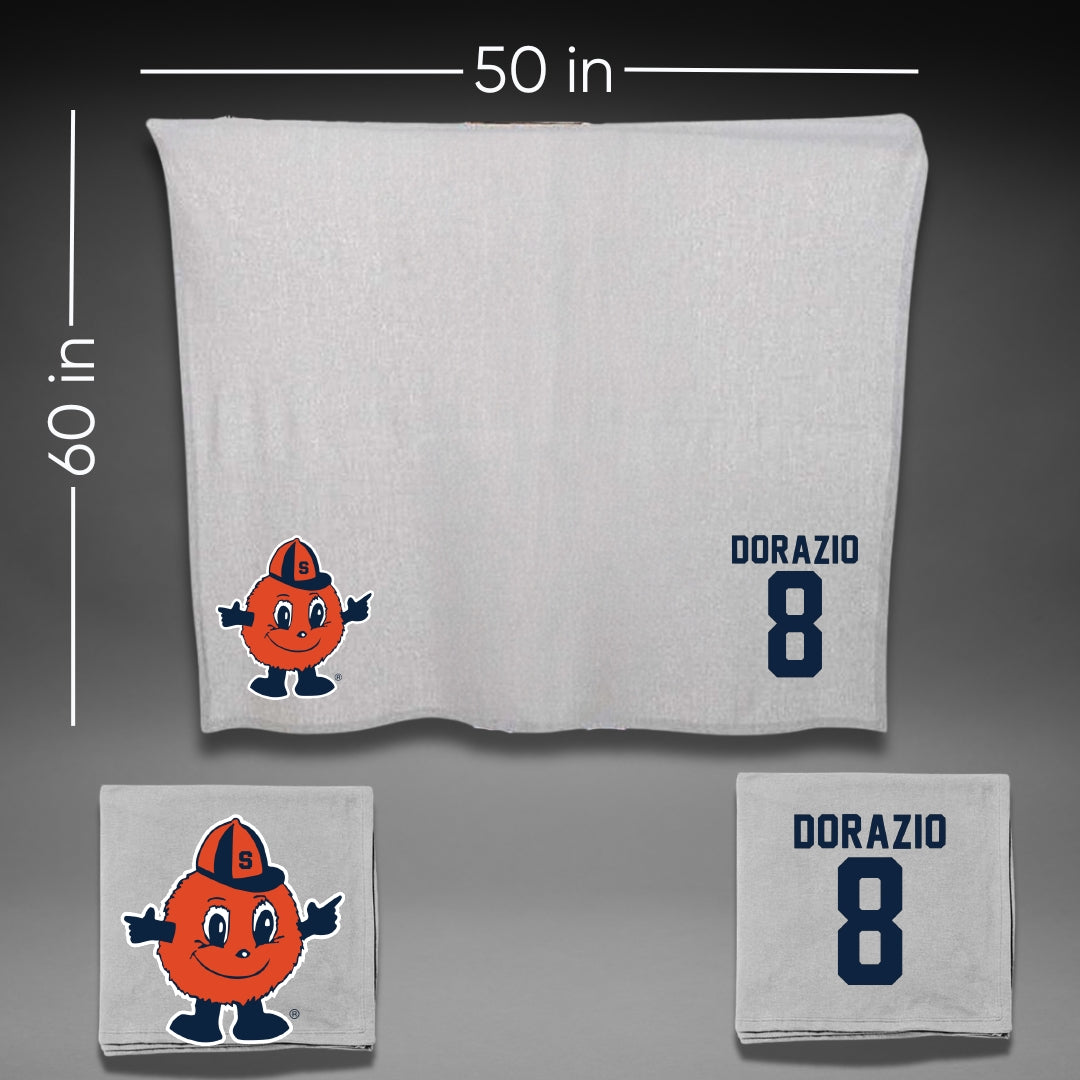 Syracuse University Softball Gray Blanket - #8 Kate Dorazio