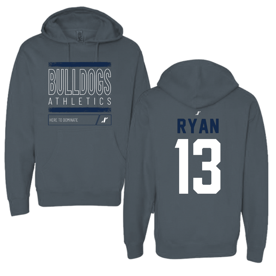 Butler University Softball Dark Gray Dominate Hoodie - #13 Kieli Ryan