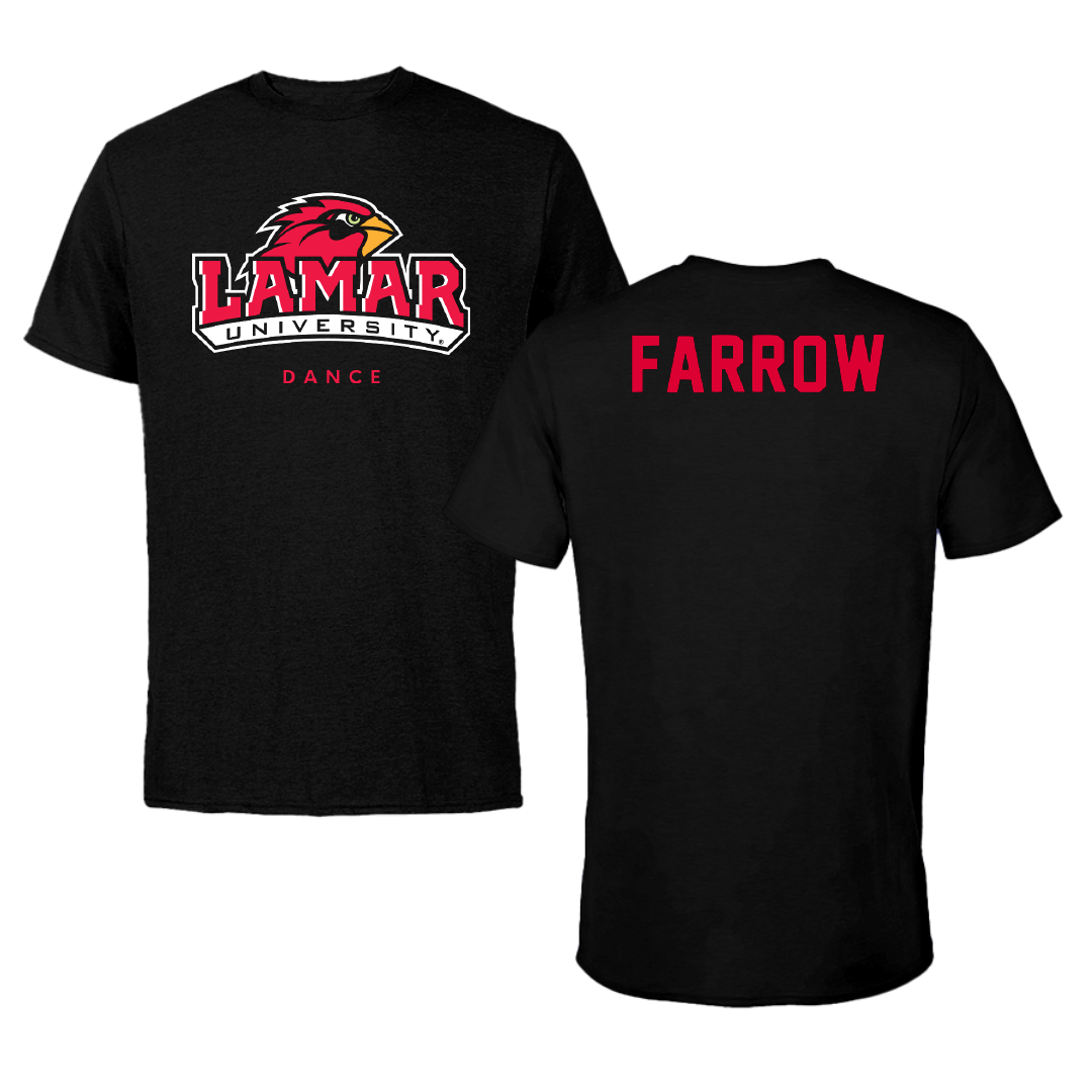 Lamar University Dance Black Performance Tee - Kendall Farrow