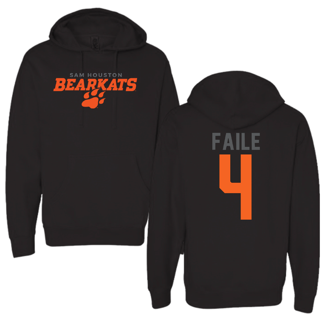 Sam Houston State University Softball Black Hoodie - #4 Chesnee Faile