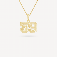 Gold Presidents Pendant and Chain - #59 Keyton Cole