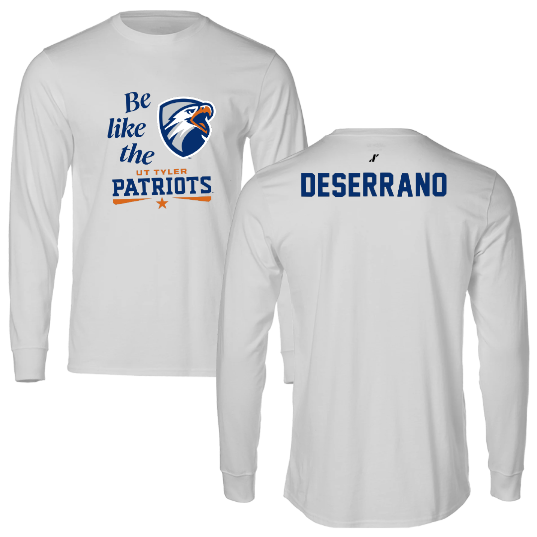 The University of Texas at Tyler Golf Light Gray Be Like Us Performance Long Sleeve - Preston DeSerrano