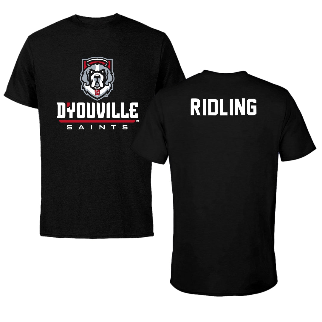 D'Youville University Wrestling Black Tee - Ollie Ridling